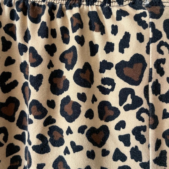 Leopard Print Drawstring Shorts - Picture 3 of 4
